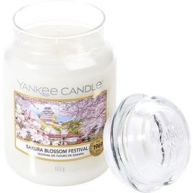 YANKEE CANDLE by Yankee Candle SAKURA BLOSSOM FESTIVAL SCENTED LARGE JAR 22 OZ