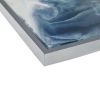Blue Lagoon 2 Abstract 2-piece Framed Canvas Wall Art Set
