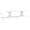Wall-Mounted TV Shelf White 49.2"x7.1"x9.1" Engineered Wood