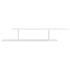 Wall-Mounted TV Shelf White 49.2"x7.1"x9.1" Engineered Wood