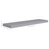 Floating Wall Shelves 4 pcs Gray 35.4"x9.3"x1.5" MDF