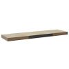 Floating Wall Shelves 4 pcs Oak 35.4"x9.3"x1.5" MDF