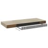 Floating Wall Shelves 4 pcs Oak 23.6"x9.3"x1.5" MDF
