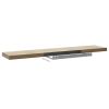 Floating Wall Shelf Oak 47.2"x9.3"x1.5" MDF