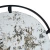 D31.5x0.5" Theodor Mirror with industrial design Round Mirror with Metal Frame for Wall Decor & Entryway Console Lean Against Wall