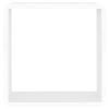 Wall Cube Shelves 3 pcs White MDF