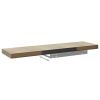 Floating Wall Shelves 4 pcs Oak 35.4"x9.3"x1.5" MDF