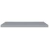 Floating Wall Shelves 4 pcs Gray 35.4"x9.3"x1.5" MDF