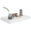 Floating Wall Shelves 4 pcs White 15.7"x9.1"x1.5" MDF