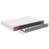 Floating Wall Shelves 4 pcs White 15.7"x9.1"x1.5" MDF