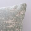 Decorative Mint and Beige Chenille Throw Pillow