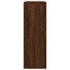 Wall Shelf Brown Oak 40.9"x7.9"x23" Engineered Wood
