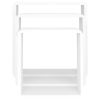 Wall Cube Shelves 3 pcs White MDF