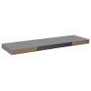 Floating Wall Shelves 4 pcs Gray 31.5"x9.3"x1.5" MDF