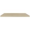 Floating Wall Shelves 4 pcs Oak 35.4"x9.3"x1.5" MDF