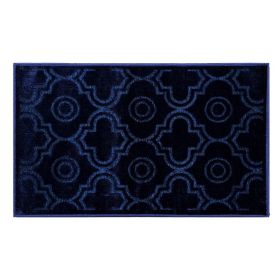Arya Collection (Color: Navy, size: 20" x 34" Rectangle)