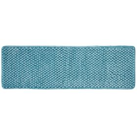 Alma Collection (Color: Aqua, size: 18" x 54" Rectangle)