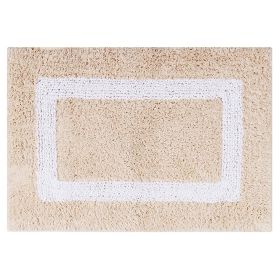 Hotel Collection (Color: Sand/White, size: 17" x 24" Rectangle)