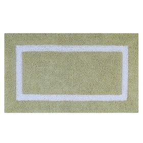 Hotel Collection (Color: Sage/White, size: 24" x 40" Rectangle)
