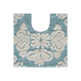 Medallion Collection (Color: Blue/Natural, size: 20" x 20" Contour)