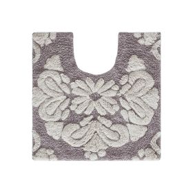 Medallion Collection (Color: Gray/Natural, size: 20" x 20" Contour)