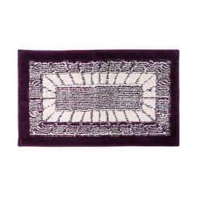 Radiance Collection (Color: Burgundy, size: 27" x 45" Rectangle)