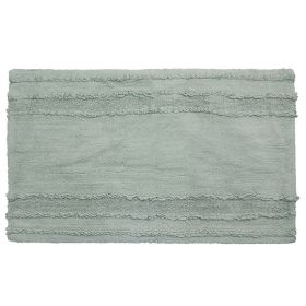 Ruffle Border Collection (Color: Aqua, size: 21" x 34" Rectangle)