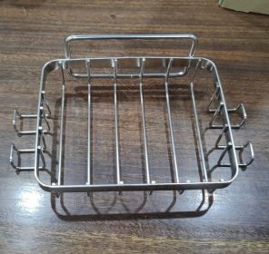 Punch-free Household Toilet Iron Toiletries Wall Storage Shelf (Option: Left And Right Hook)