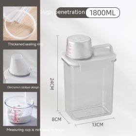 Japanese Washing Powder Storage Box Bathroom Household Supplies (Option: TZ Medium Size 1800ml)