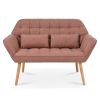 50 "width Loveseat sofa - Ergonomic with pillow