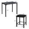 Small Space Kitchen Bar Furniture 3 Pieces Dining Table Set
