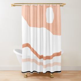 Sage Green Watercolor Ombre Shower Curtain Bathroom Fabric (Option: 3 W150xH180cm)